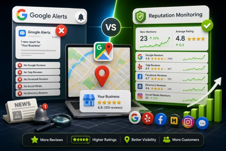 Google Alerts vs reputation monitoring tools
