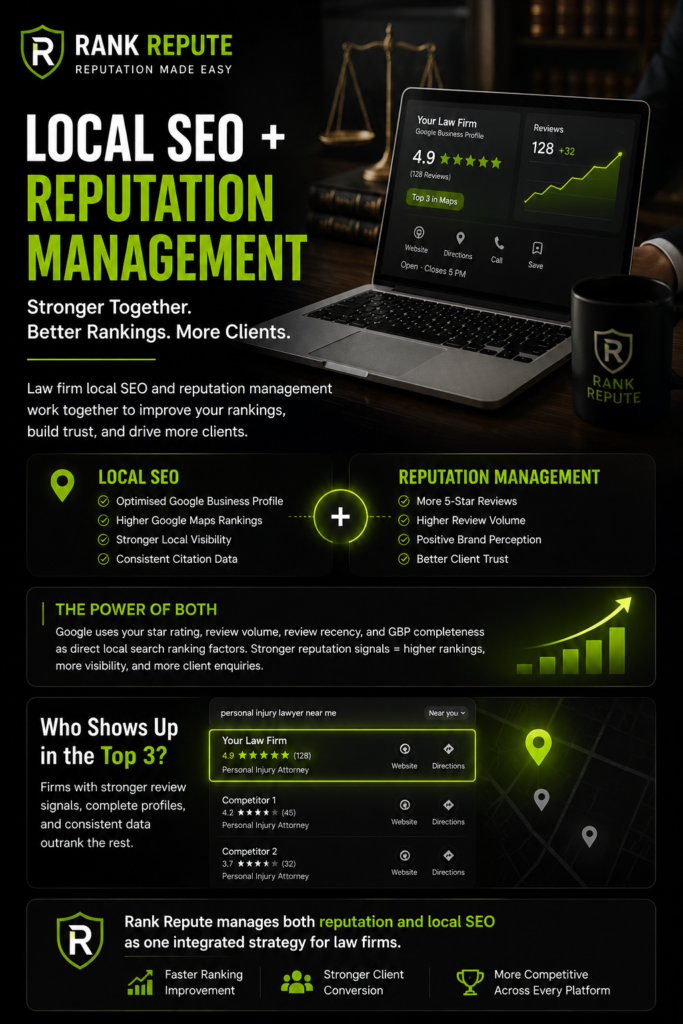 Local SEO and reputation management synergy