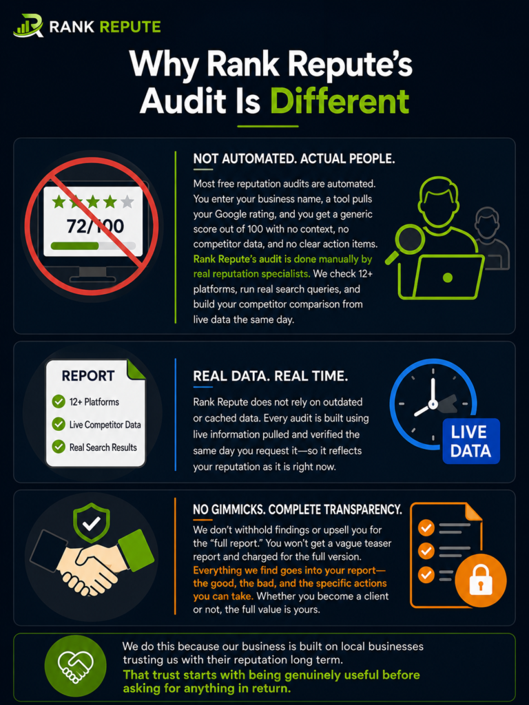 Why Rank Repute’s audit is different