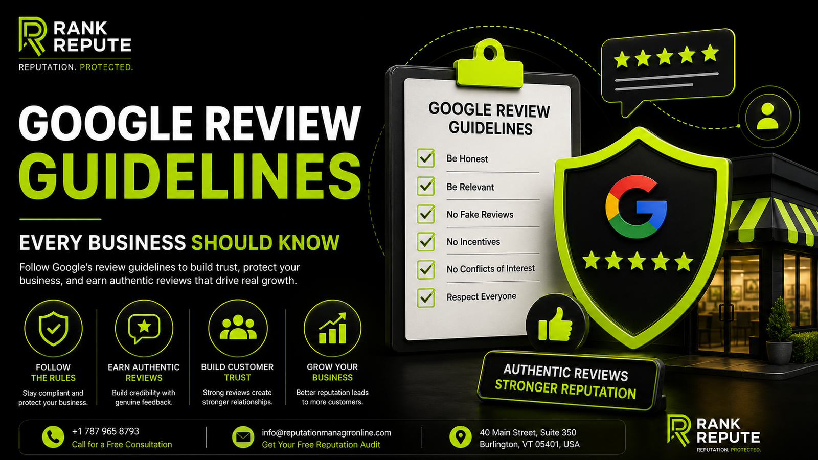 Google review guidelines for business growth