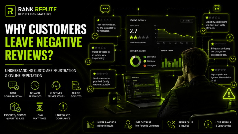 Managing online reviews and reputation
