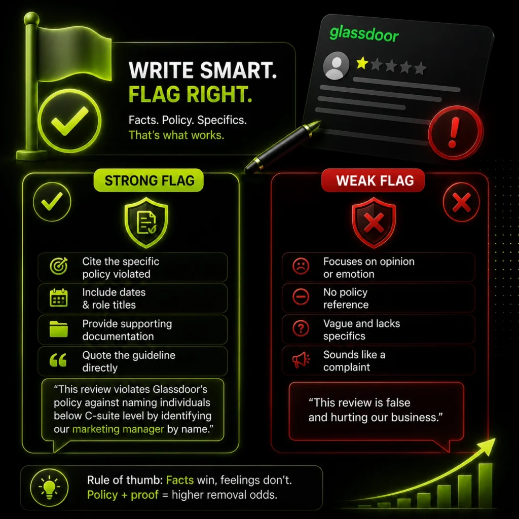 How to Write a Flag That Actually Works?